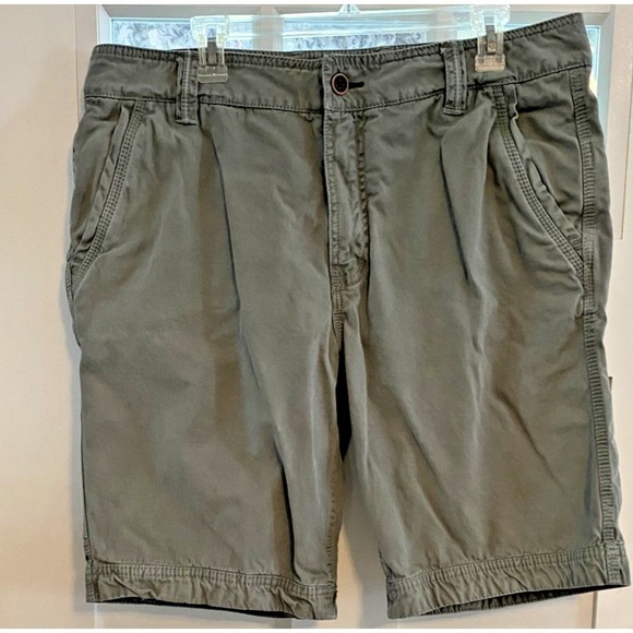 Fat Face Other - Fat Face British Designed Army Fern Green Utility Shorts Mens 38 Casual